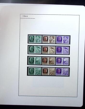 1880-1970, Various countries in four albums, showing