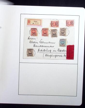 1880-1970, Various countries in four albums, showing