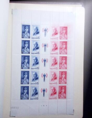 1880-1970, Various countries in four albums, showing