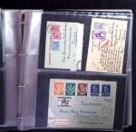 1900-80ca, Hundreds on COVERS and CARDS, form a range