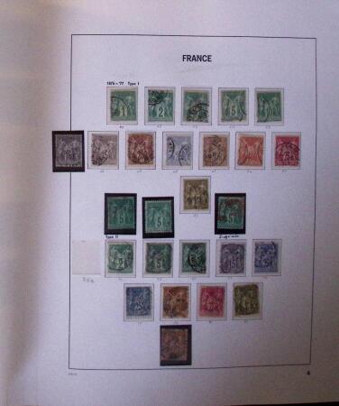 1849-1969 Collection de neuf et oblitérés en 2 albums DAVO dont n°1, 6, 9, 33, 182*, 188A, Caisse d'amortissement, BF 3, PA, etc, tous états au début puis TB, doubles en classeurs dont carnets anciens et modernes (f