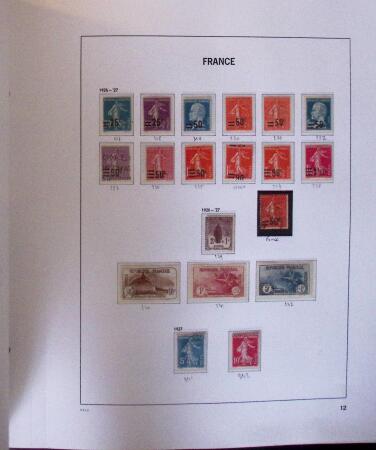 1849-1969 Collection de neuf et oblitérés en 2 albums DAVO dont n°1, 6, 9, 33, 182*, 188A, Caisse d'amortissement, BF 3, PA, etc, tous états au début puis TB, doubles en classeurs dont carnets anciens et modernes (f