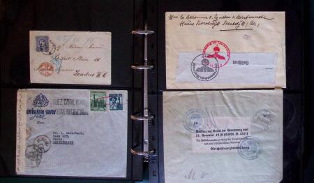 1840-1930 Lot of 75 covers and cards including beautiful