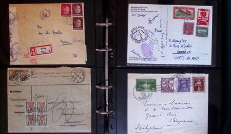 1840-1930 Lot of 75 covers and cards including beautiful