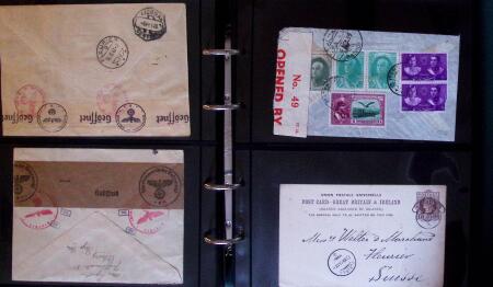 1840-1930 Lot of 75 covers and cards including beautiful