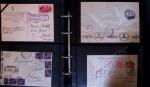 1840-1930 Lot of 75 covers and cards including beautiful