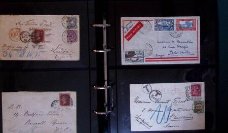 1840-1930 Lot of 75 covers and cards including beautiful