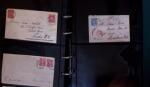 1840-1930 Lot of 75 covers and cards including beautiful