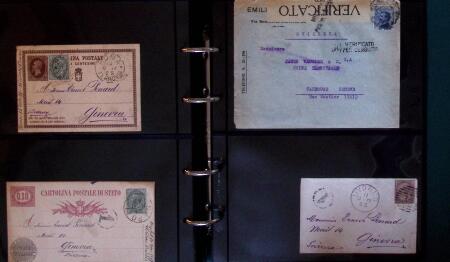 1840-1930 Lot of 75 covers and cards including beautiful