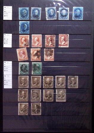 1850-1945, Chiefly used collection in five stockbook