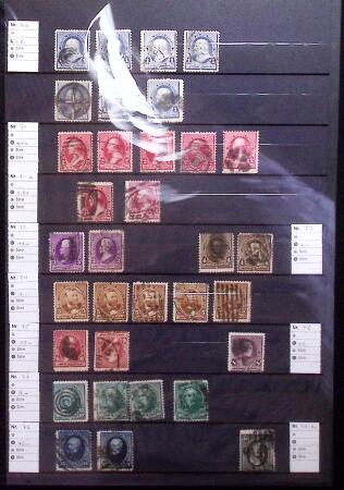 1850-1945, Chiefly used collection in five stockbook