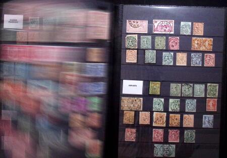 1850-1945, Chiefly used collection in five stockbook