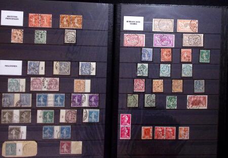 1850-1945, Chiefly used collection in five stockbook