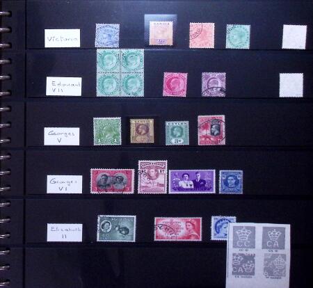 1850-1945, Chiefly used collection in five stockbook