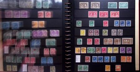 1850-1945, Chiefly used collection in five stockbook