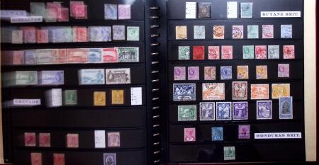 1850-1945, Chiefly used collection in five stockbook