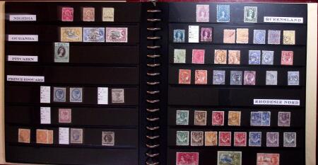 1850-1945, Chiefly used collection in five stockbook