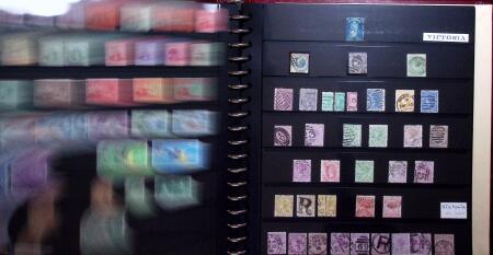 1850-1945, Chiefly used collection in five stockbook