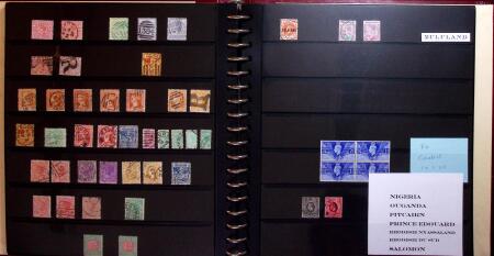 1850-1945, Chiefly used collection in five stockbook