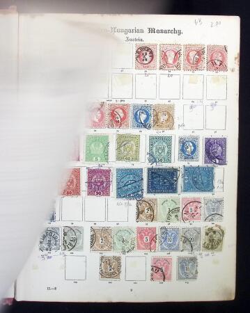 1850-1930 Old-time mint & used collection in old Imperial