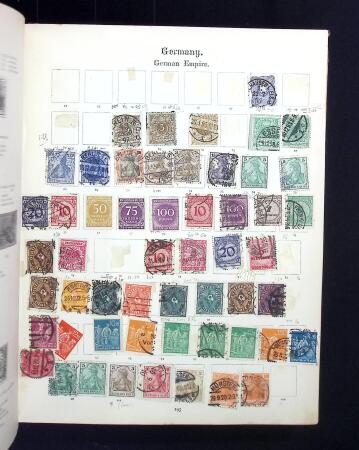 1850-1930 Old-time mint & used collection in old Imperial