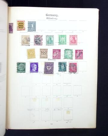 1850-1930 Old-time mint & used collection in old Imperial