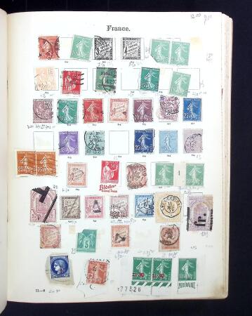 1850-1930 Old-time mint & used collection in old Imperial