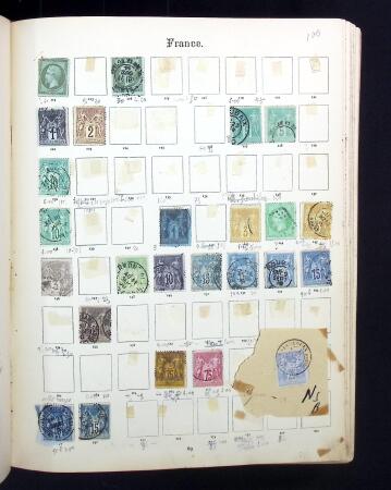 1850-1930 Old-time mint & used collection in old Imperial