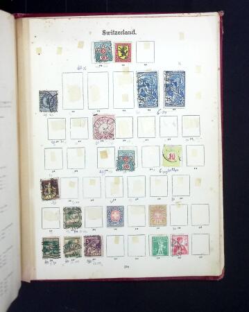 1850-1930 Old-time mint & used collection in old Imperial