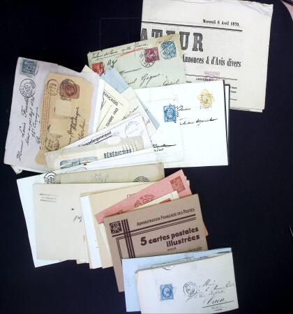 1850-1930 Old-time mint & used collection in old Imperial