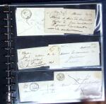 1778-1875 Intéressant ensemble de + lettres PREPHILATELIQUES