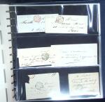 1778-1875 Intéressant ensemble de + lettres PREPHILATELIQUES