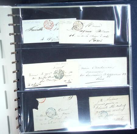1778-1875 Intéressant ensemble de + lettres PREPHILATELIQUES