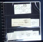 1778-1875 Intéressant ensemble de + lettres PREPHILATELIQUES