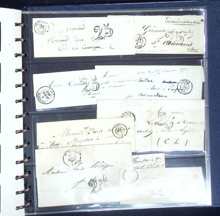 1778-1875 Intéressant ensemble de + lettres PREPHILATELIQUES
