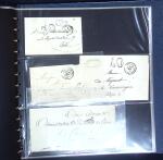 1778-1875 Intéressant ensemble de + lettres PREPHILATELIQUES