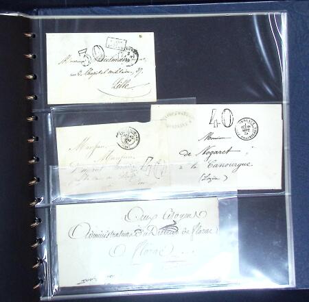 1778-1875 Intéressant ensemble de + lettres PREPHILATELIQUES