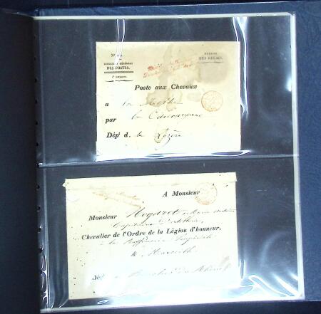 1778-1875 Intéressant ensemble de + lettres PREPHILATELIQUES