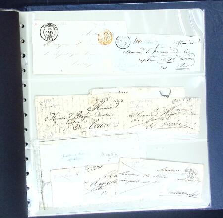 1778-1875 Intéressant ensemble de + lettres PREPHILATELIQUES