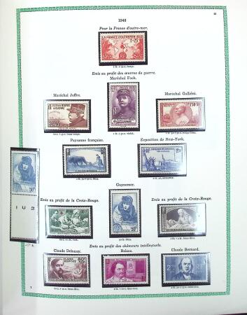 1933-2013, Collection de neufs en 11 classeurs et quatre
