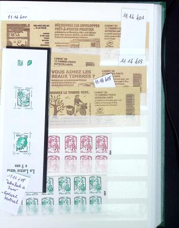 1933-2013, Collection de neufs en 11 classeurs et quatre