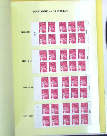 1933-2013, Collection de neufs en 11 classeurs et quatre