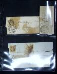 1849-1900 Ensemble de +200 lettres avec timbres, plus