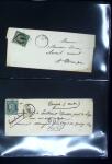 1849-1900 Ensemble de +200 lettres avec timbres, plus