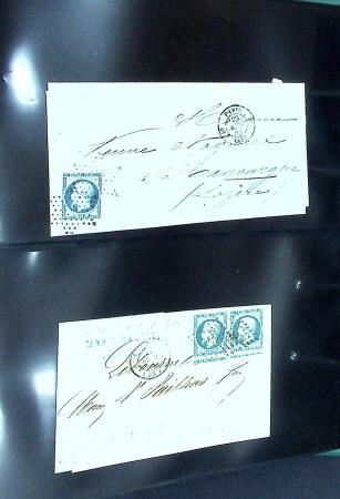 1849-1900 Ensemble de +200 lettres avec timbres, plus