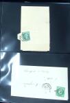 1849-1900 Ensemble de +200 lettres avec timbres, plus