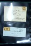 1849-1900 Ensemble de +200 lettres avec timbres, plus