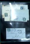 1849-1900 Ensemble de +200 lettres avec timbres, plus