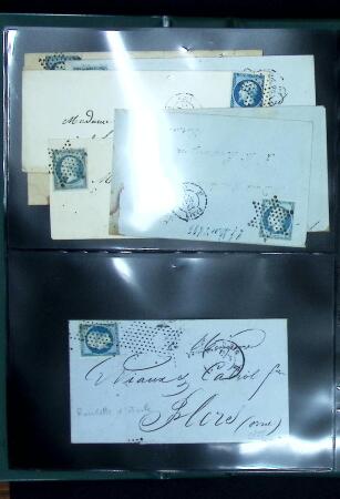 1849-1900 Ensemble de +200 lettres avec timbres, plus