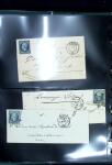 1849-1900 Ensemble de +200 lettres avec timbres, plus